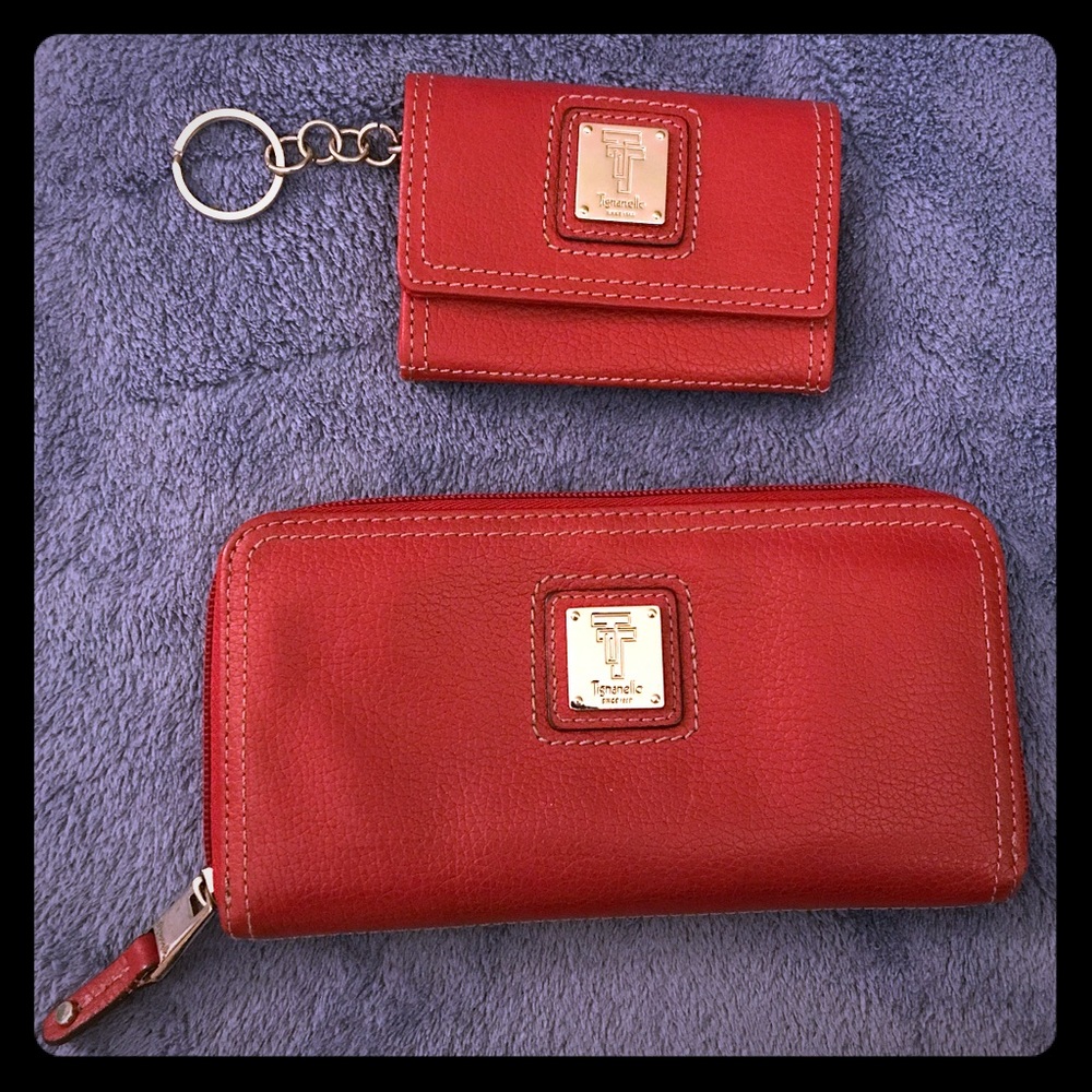 🛍SOLD📦 Tiganello Accordion Zip Wallet Set